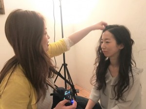 ヘアスタイル撮影～バックヤード～　仙台駅　美容室　Utata（ウタタ）